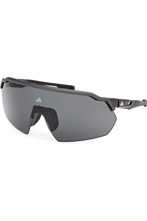 adidas Unisex SP0093 02D Occhiali da sole Iniettato Fumo Maschera Polarizzata
