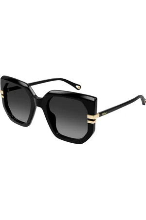 Chloé Donna CH0240S 001 Occhiali da sole Acetato Grigio Farfalla