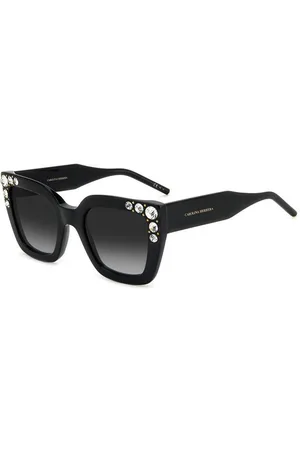 Carolina Herrera Donna HER 0130/S 807/9O Occhiali da sole Acetato Grigio Squadrata Sfumato