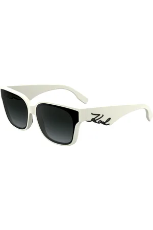 Karl Lagerfeld Donna KL6161S 105 Occhiali da sole Acetato Grigio Squadrata Normale Sfumato