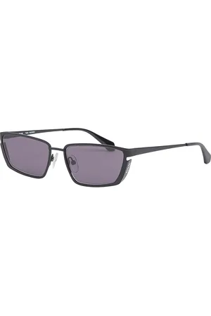 OFF-WHITE Unisex OERI119 Richfield 1007 black Occhiali da sole Metallo Grigio Squadrata Normale