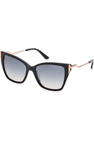 Guess Donna GM0833 01W Occhiali da sole Acetato Blu Squadrata Normale