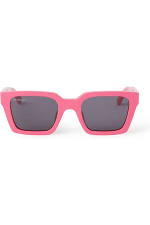 OFF-WHITE Unisex OERI086 Palermo 3207 fuchsia Occhiali da sole Acetato Grigio Squadrata Normale