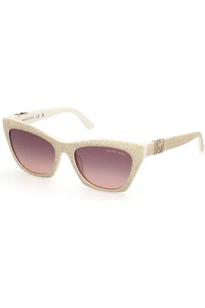 Guess Donna GM00008 25F Occhiali da sole Acetato Marrone Cat Eye Normale