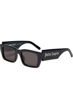Palm Angels Unisex PERI006 Palm 1007 black Occhiali da sole Acetato Grigio Squadrata Normale