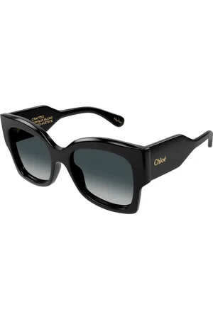Chloé Donna CH0252S 001 Occhiali da sole Acetato Grigio Farfalla