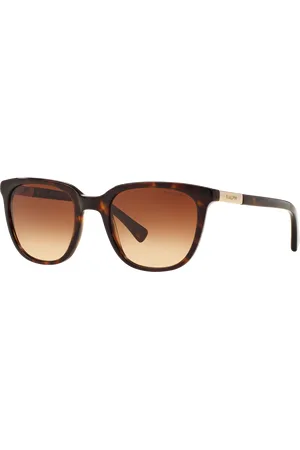 Ralph Lauren Donna RA5206 137813 Occhiali da sole Acetato Marrone Squadrata Normale Sfumato