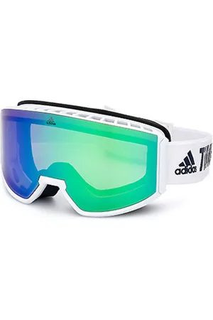 adidas Unisex SP0040 21Q Maschere da sci Plastica Verde Maschera Normale