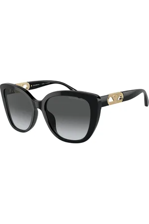 Emporio Armani Donna EA4214U 50178G Occhiali da sole Acetato Grigio Farfalla Polarizzata Sfumato
