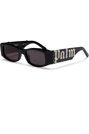 Palm Angels Unisex PERI007 Angel 1007 black Occhiali da sole Acetato Grigio Squadrata Normale