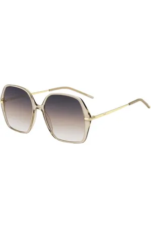 HUGO BOSS Donna BOSS 1660/S 84A/PR Occhiali da sole Acetato Multicolore Squadrata Sfumato