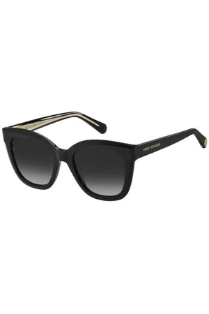 Tommy Hilfiger Donna TH 1884/S 807/9O Occhiali da sole Acetato Grigio Cat Eye Sfumato