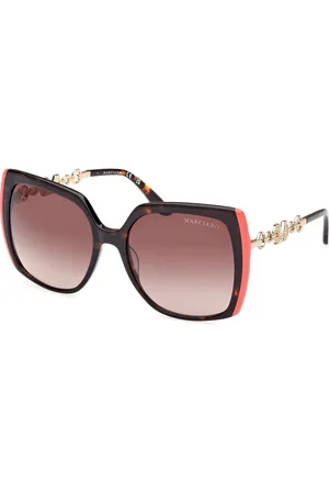 Guess Donna GM00005 92W Occhiali da sole Acetato Squadrata Normale Sfumato