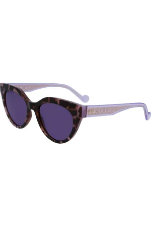 Liu Jo Donna LJ782S 516 Occhiali da sole Iniettato Viola Cat Eye Normale Normale