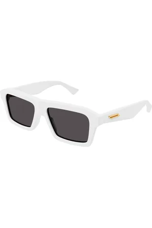 Bottega Veneta Uomo BV1213S 004 Occhiali da sole Acetato Grigio Squadrata Normale