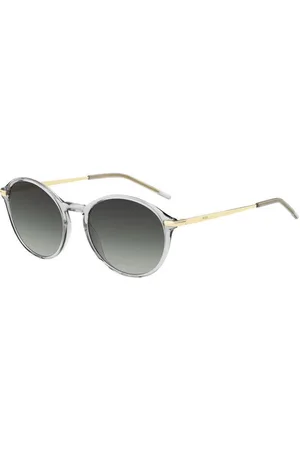 HUGO BOSS Donna BOSS 1662/S FT3/IB Occhiali da sole Acetato Multicolore Rotonda Sfumato