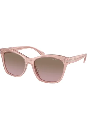 Ralph Lauren Donna RA5310U 615314 Occhiali da sole Acetato Marrone Squadrata Normale Sfumato