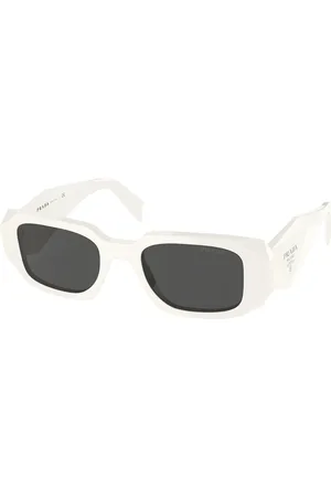 Prada Donna PR 17WSF 1425S0 Occhiali da sole Acetato Grigio Squadrata Normale