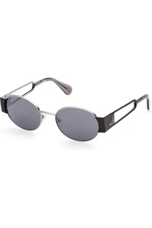 Max&Co. Donna MO0071 14C Occhiali da sole Metallo Fumo Rotonda Normale