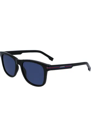 Lacoste Uomo L995S 001 Occhiali da sole Bio-iniettato Blu Squadrata Normale Normale