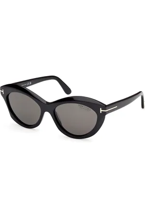 Tom Ford Donna FT1111 TONI 01D Occhiali da sole Acetato Grigio Rotonda Polarizzata