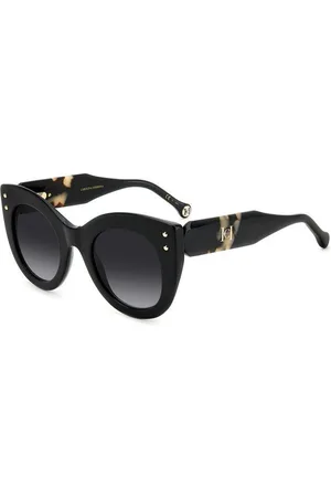 Carolina Herrera Donna HER 0127/S WR7/9O Occhiali da sole Acetato Grigio Cat Eye Sfumato