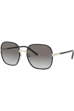 Prada Donna PR 67XS AAV0A7 Occhiali da sole Metallo Grigio Pillow Normale Sfumato