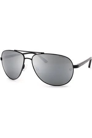 North Sails Unisex Marco NS045 Occhiali da sole Metallo Argento Pilot Polarizzata