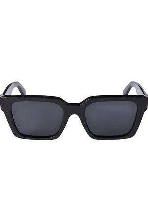 OFF-WHITE Unisex OERI111 Branson 1007 black Occhiali da sole Acetato Grigio Squadrata Normale