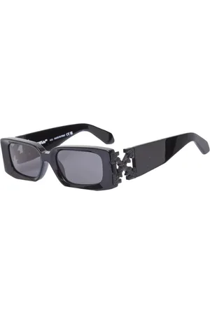 OFF-WHITE Unisex OERI098 Roma 1007 black Occhiali da sole Acetato Grigio Squadrata Normale