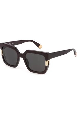 Furla Donna SFU624 0G96 Occhiali da sole Acetato Grigio Squadrata Normale