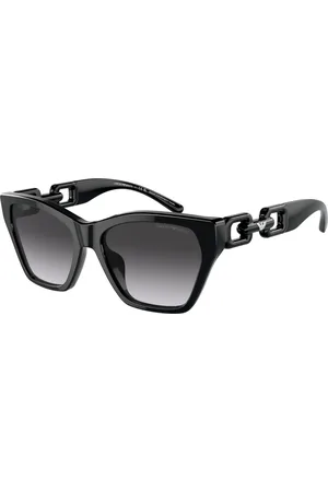 Emporio Armani Donna EA4203U 50178G Occhiali da sole Acetato Grigio Cat Eye Normale Sfumato
