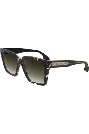 Victoria Beckham Donna VB672S 010 Occhiali da sole Acetato Squadrata Normale Normale
