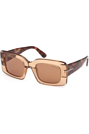 Tom Ford Donna FT1188 BRIGITTA 45E Occhiali da sole Acetato Squadrata Normale