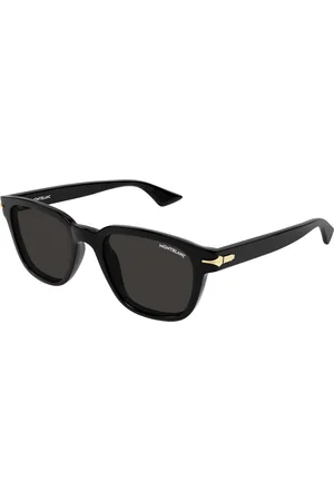 Montblanc Uomo MB0302S 006 Occhiali da sole Acetato Grigio Squadrata