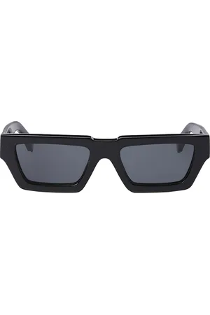 OFF-WHITE Unisex OERI129 Manchester 1007 black Occhiali da sole Acetato Grigio Squadrata Normale