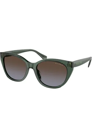 Ralph Lauren Donna RA5324U 6206T5 Occhiali da sole Acetato Marrone Squadrata Polarizzata