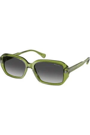 Ralph Lauren Donna RA5325U 62228G Occhiali da sole Acetato Grigio Squadrata Normale Sfumato