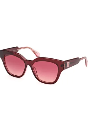 Max&Co. Donna MO0106 68T Occhiali da sole Acetato Bordeaux Geometrica Normale
