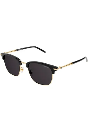 Montblanc Uomo MB0242S 005 Occhiali da sole Acetato Grigio Geometrica