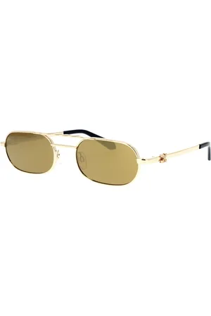 OFF-WHITE Unisex OERI072 Baltimore 7676 Gold mirror gold Occhiali da sole Metallo Rotonda Normale Specchiato