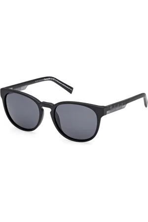 Timberland Unisex TB00014 02D Occhiali da sole Iniettato Fumo Rotonda Polarizzata