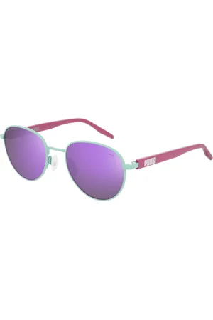 PUMA Bambino PJ0041S 003 Occhiali da sole outlet Metallo Rosa Rotonda Specchiato