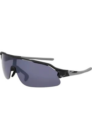 Nike Uomo FLYFREE SHIELD EV24033 010 Occhiali da sole Bio-iniettato Grigio Maschera Normale