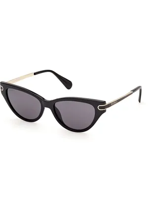 Max&Co. Donna MO0101 01A Occhiali da sole Iniettato Fumo Cat Eye Normale
