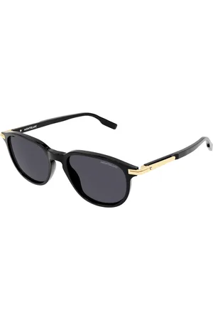 Montblanc Uomo MB0276S 001 Occhiali da sole Acetato Grigio Squadrata