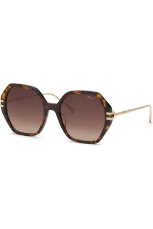 Chopard SCH370M 04BL Occhiali da sole Marrone Sfumato