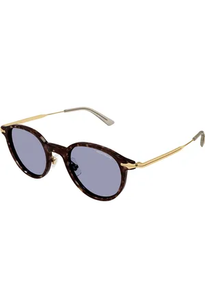 Montblanc Uomo MB0362S 002 Occhiali da sole Acetato Rotonda
