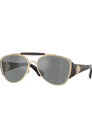 Burberry Unisex BE3161 1109AI Occhiali da sole Metallo Pilot Normale