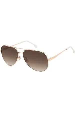 Carrera Donna 3005/S R1A/HA Occhiali da sole Acciaio Marrone Pilot Sfumato